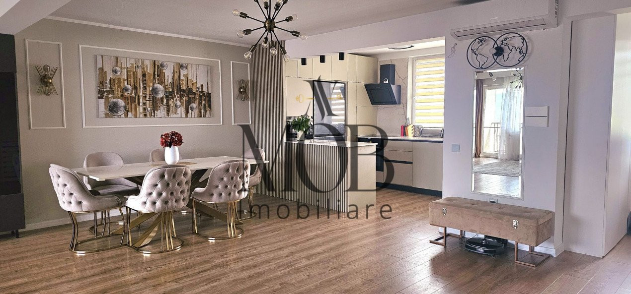 Apartament 4 camere, 121 mp utili, 3 parcari, sala de fitness, Voronet