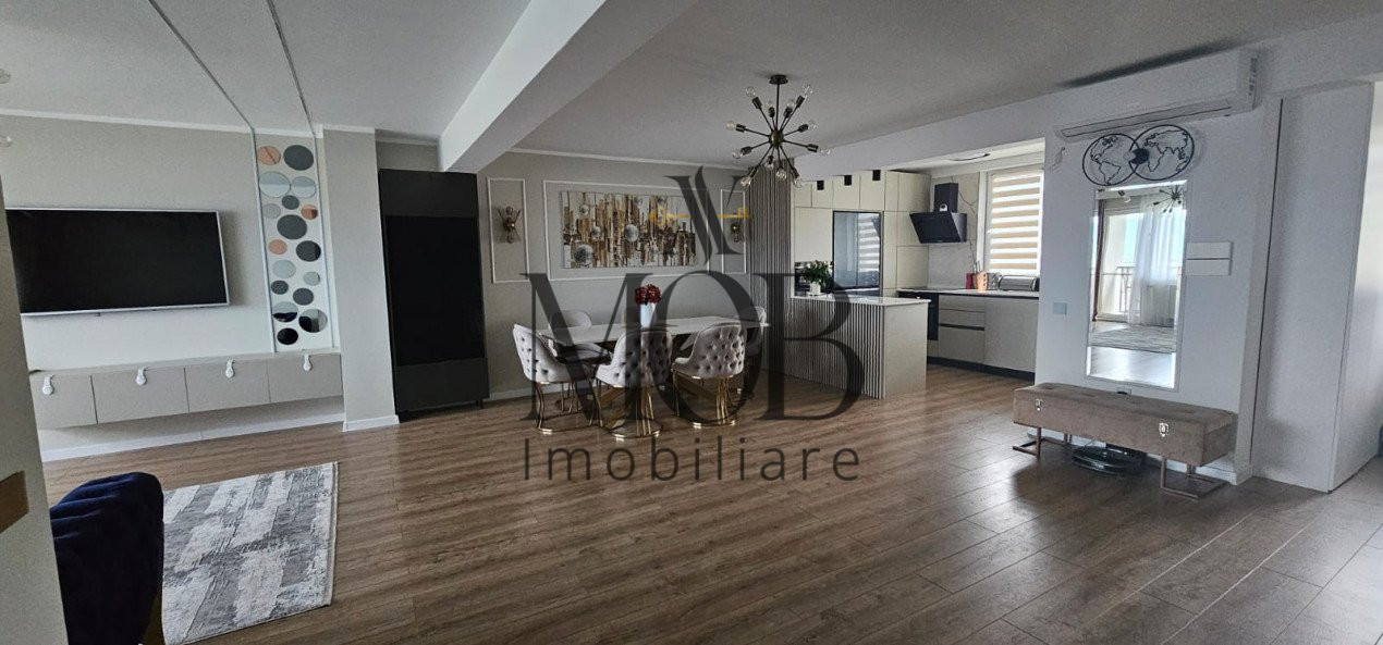 Apartament 4 camere, 121 mp utili, 3 parcari, sala de fitness, Voronet