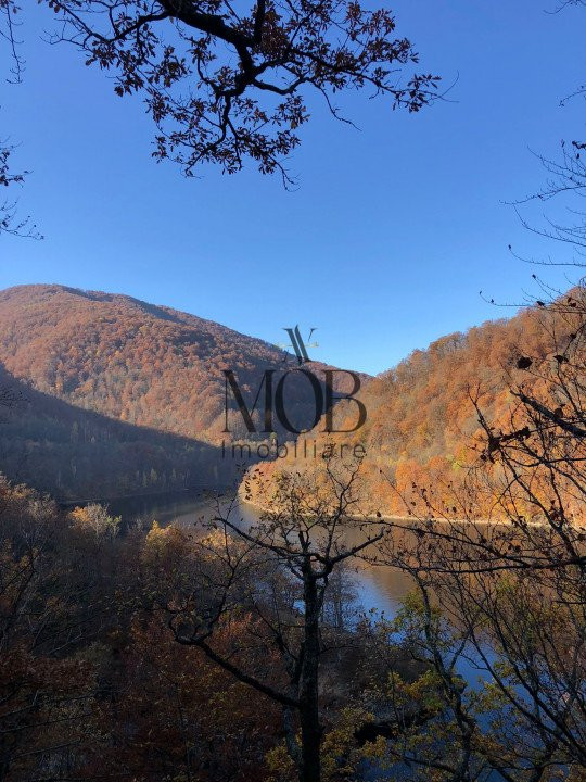 Teren de vanzare, vedere panoramica spre lac, 800mp, Tarnita