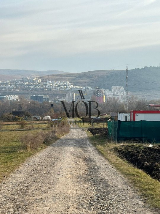 Teren de vanzare, 550mp, vedere panoramica spre Cluj, Floresti.