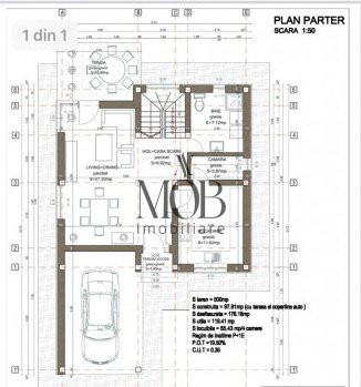 Casa 4 camere, 120 mp utili, 400mp teren, Jucu