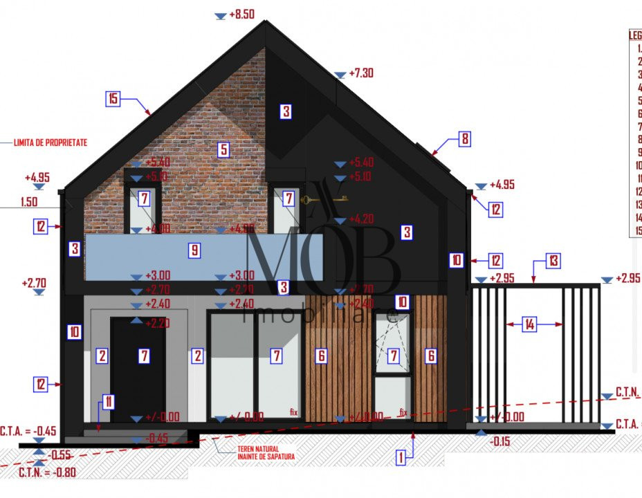 Casa individuala, 4 camere, P+E, 140 mp utili, 350 mp curte, Tureni