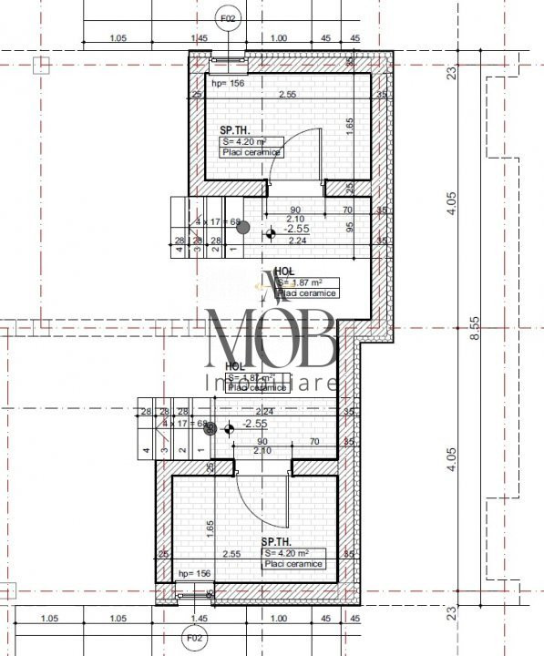 Duplex, 4 camere, semifinisat, curte 240 mp, Borhanci!